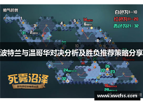 波特兰与温哥华对决分析及胜负推荐策略分享